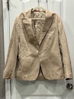 Armand Basi Beige Men’s Size 50 100% Cotton Blazer Jacket Made in Spain EUC